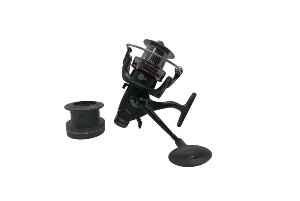 Mulineta WIND BLADE HFR6000 tambur long cast si BAITRUNNER 10 rulmenti