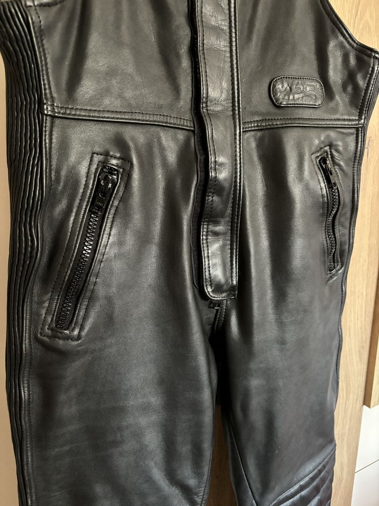 Pantaloni moto piele dama S-M