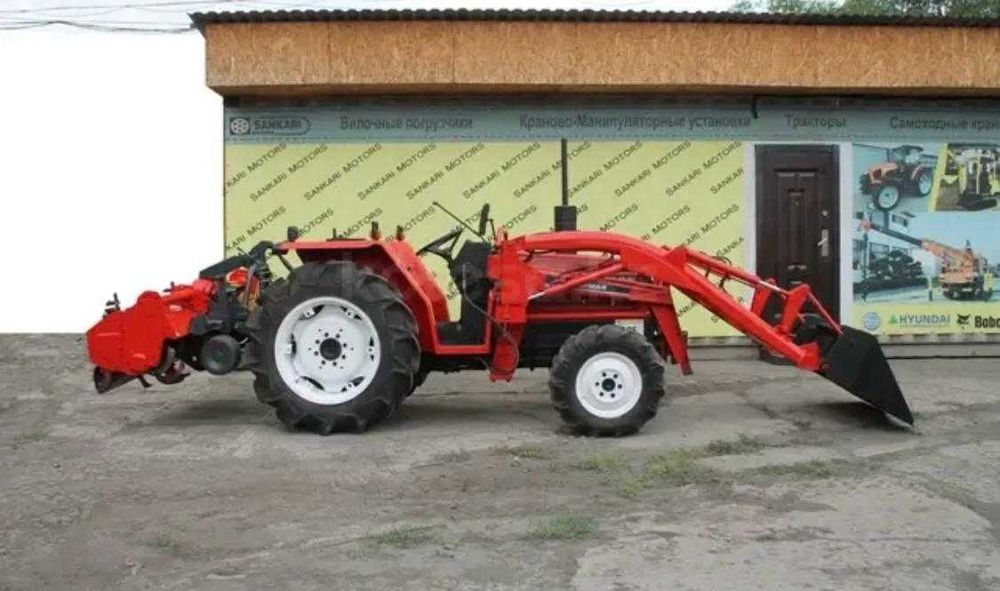 Трактор  мини японский ковш, фреза