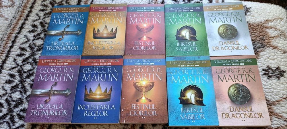 Serie completa Cantec de foc si gheata de George R R Martin