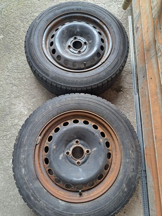 Anvelope/ roti  cu jante tabla 195/65 r15