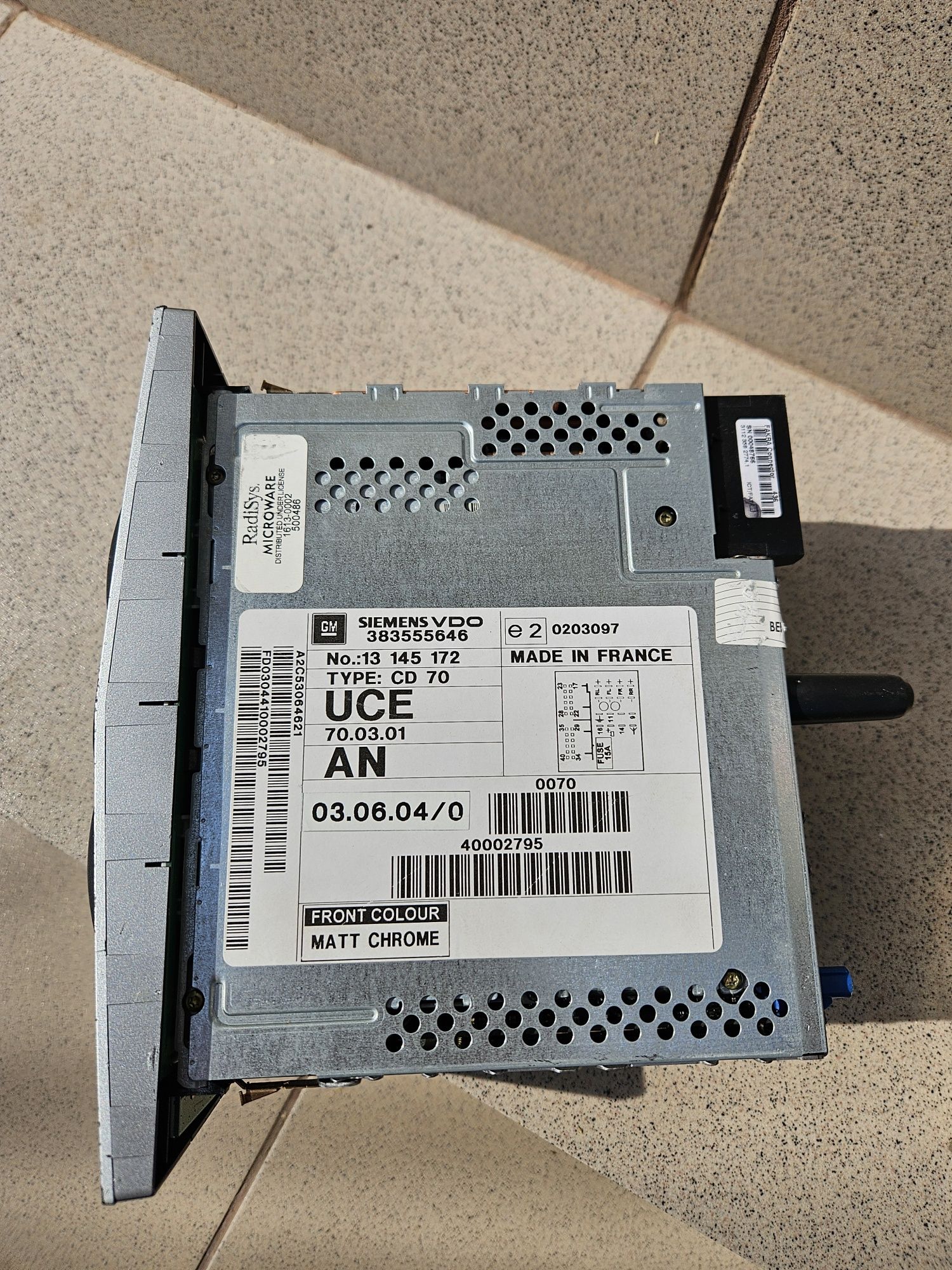 CD mp3 opel astra h, Navi CD astra h