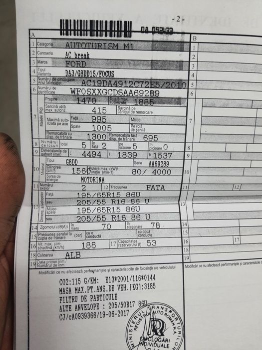 Pompa electrica servo ford focus an 2010 1.6 tdci 109 cp