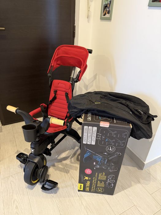 Tricicleta pliabila Doona Liki Trike S5 red