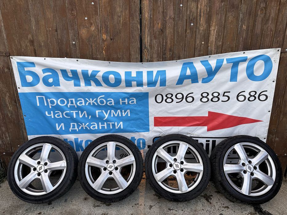 17 5х112 джанти с летни гуми