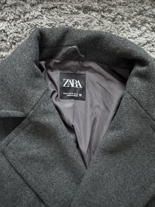 Дамско сиво палто ZARA