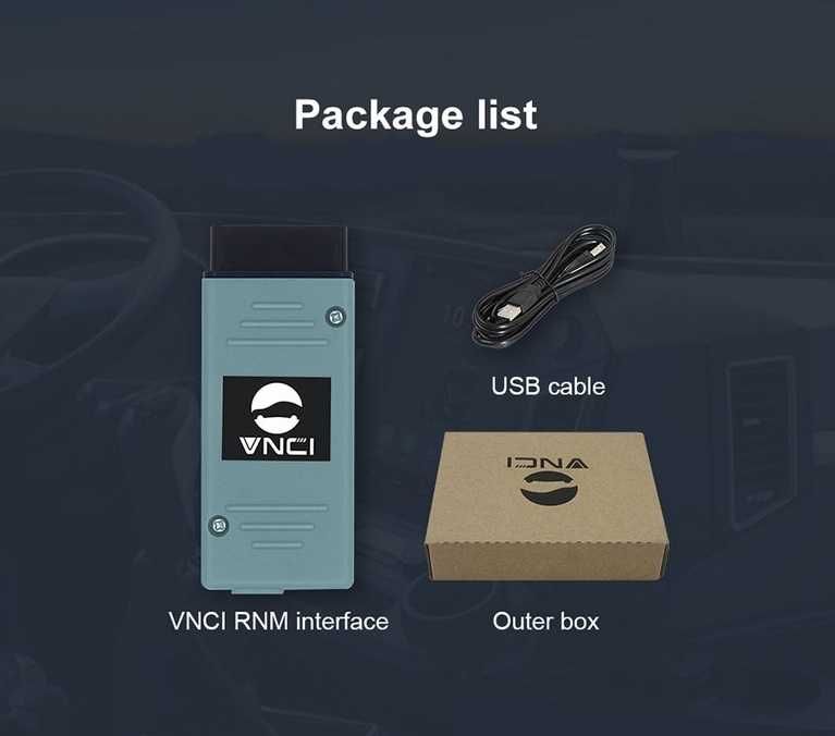 VNCI RNM Nissan Renault Mitsubishi 3-in-1 Diagnostic Interface