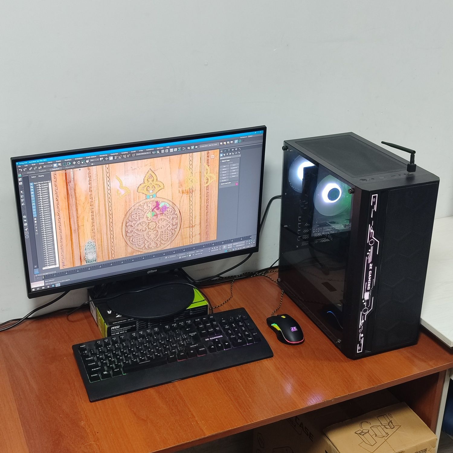 PC kompyuter intel i5 13th, 32Gb DDR, 1Tb M2 SSD, RTX3050, 27" display