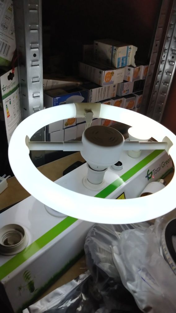 Tub neon circular, aplica senz mișcare,spot aplicat,adaptor tub circul