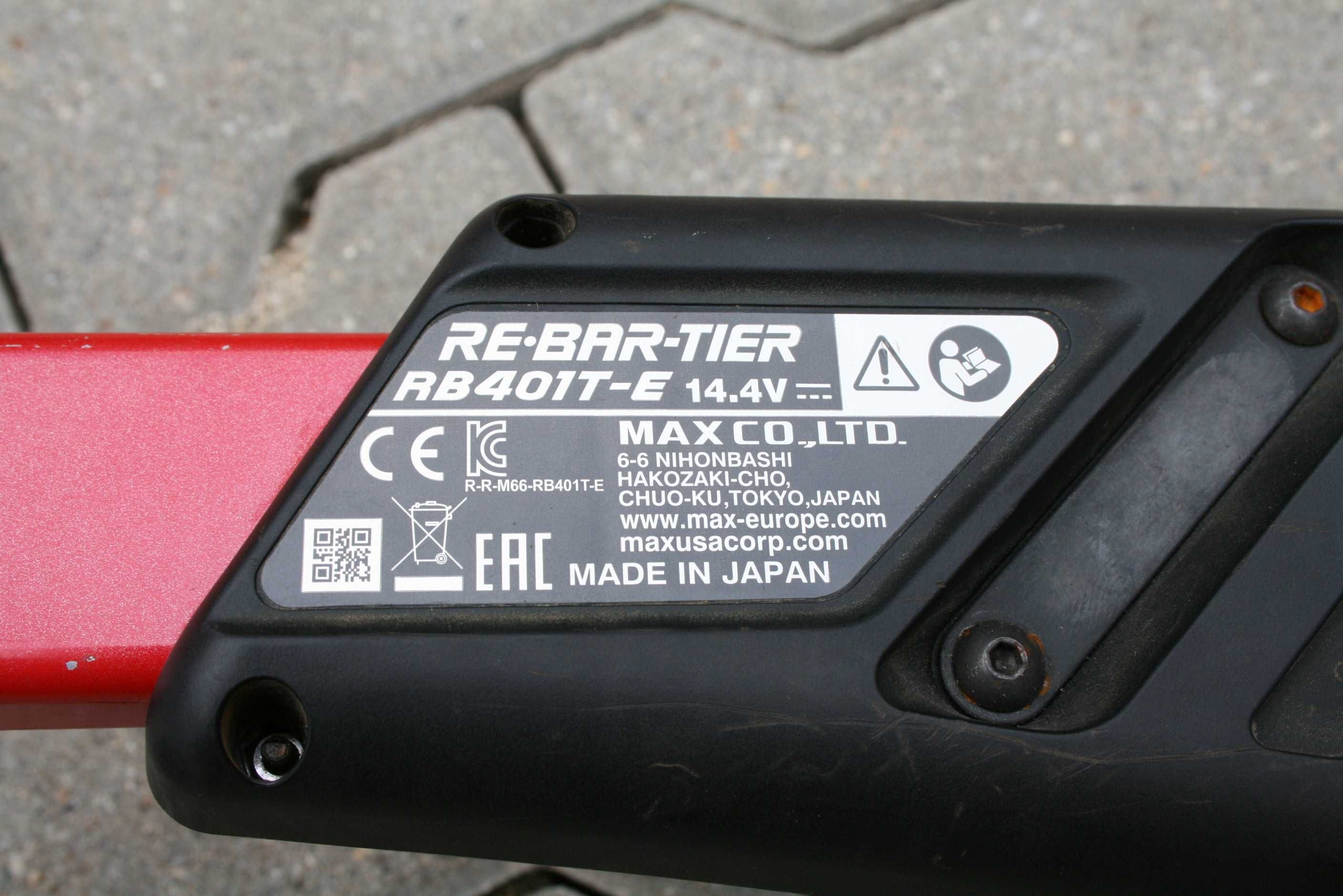max rb 401 T-E masina legat armaturi fier beton( rb 441-518-398 )