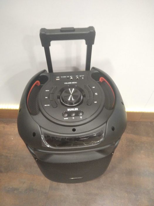 НОВИ Мощна активна караоке колона 12/15 инча с два безжични микрофона