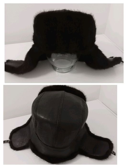 Шапка ушанка норка