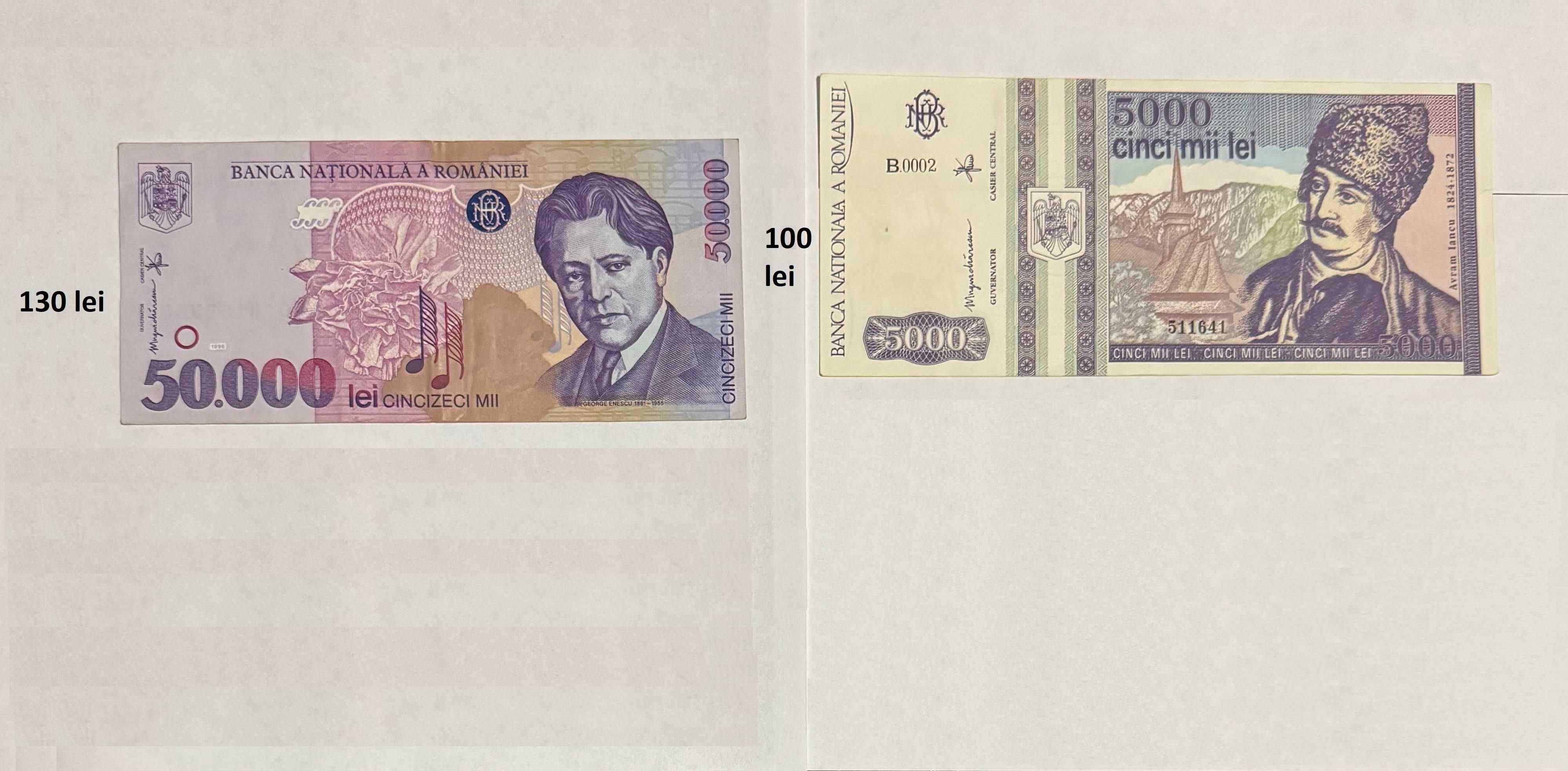 Bancnote vechi Romania