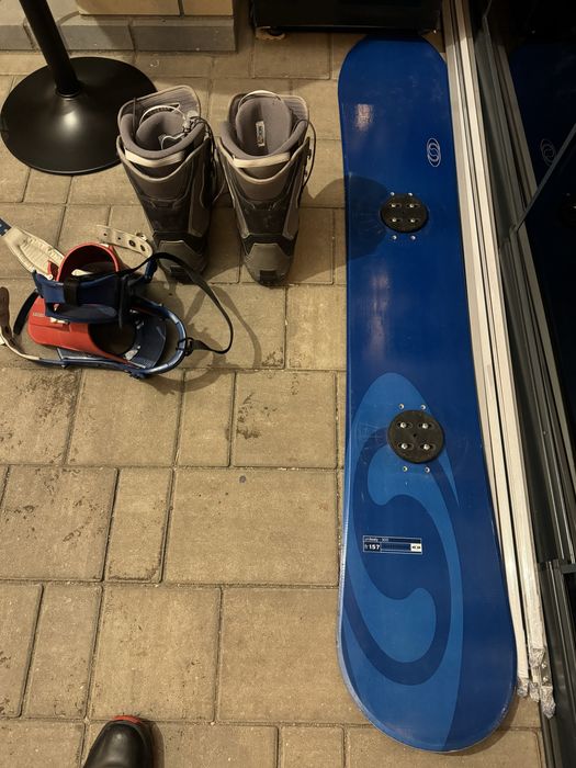 Placa Snowboard+boots+legaturi