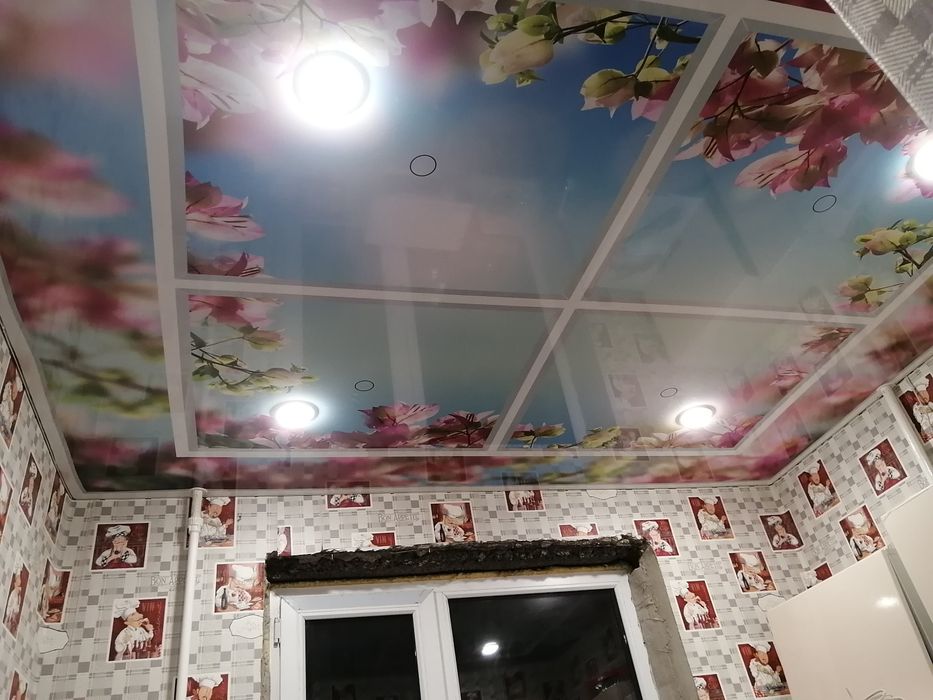 Натяжные потолки (скидка по Темиртау)