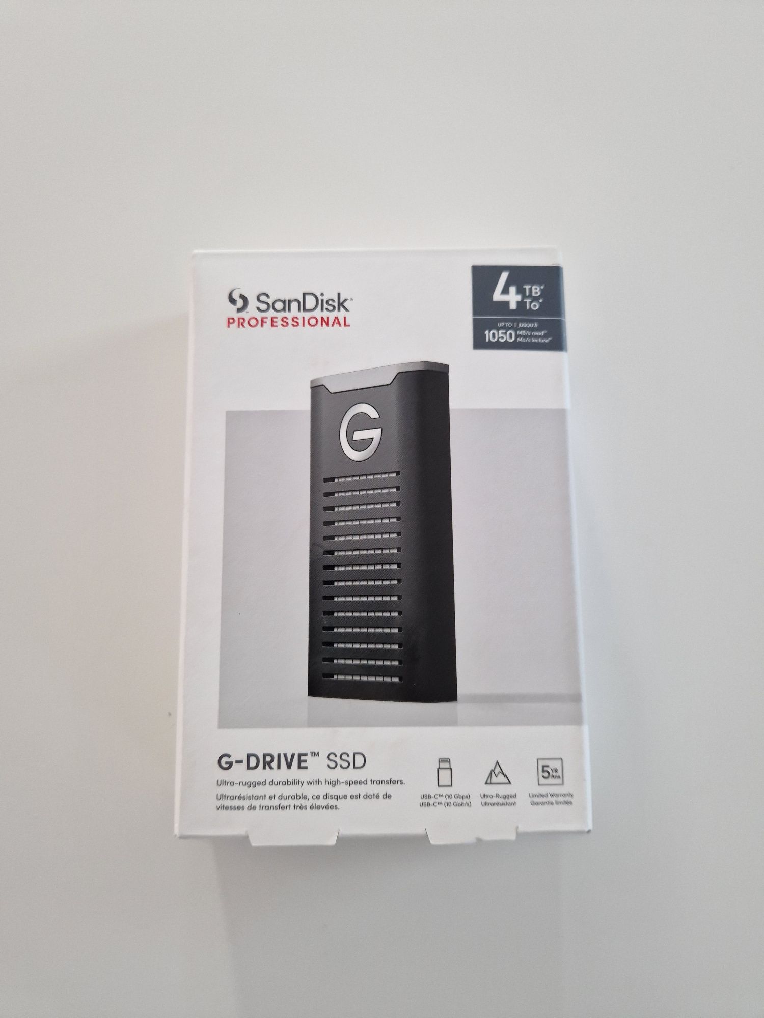 SSD extern G-Technology G-Drive Ultra-robust, 4 TB, 1050Mb/s