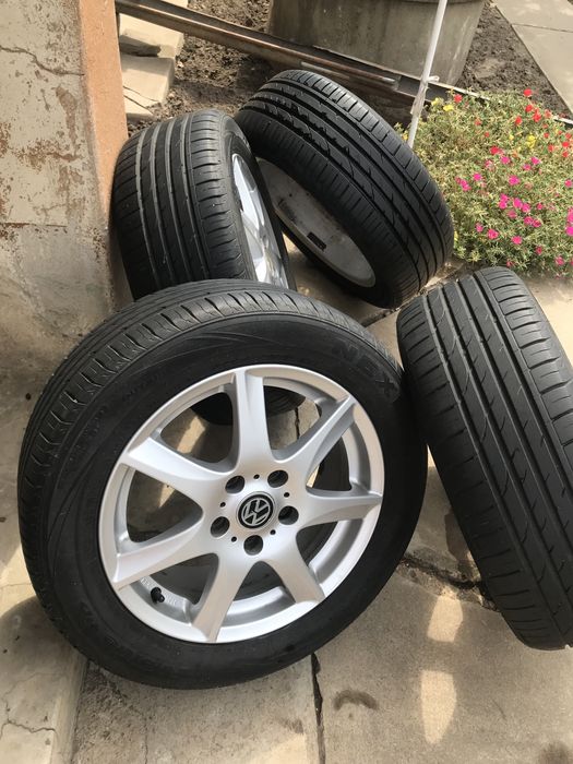 Jante Vw R16 5x112 cu anvelope vară Nexen Korea