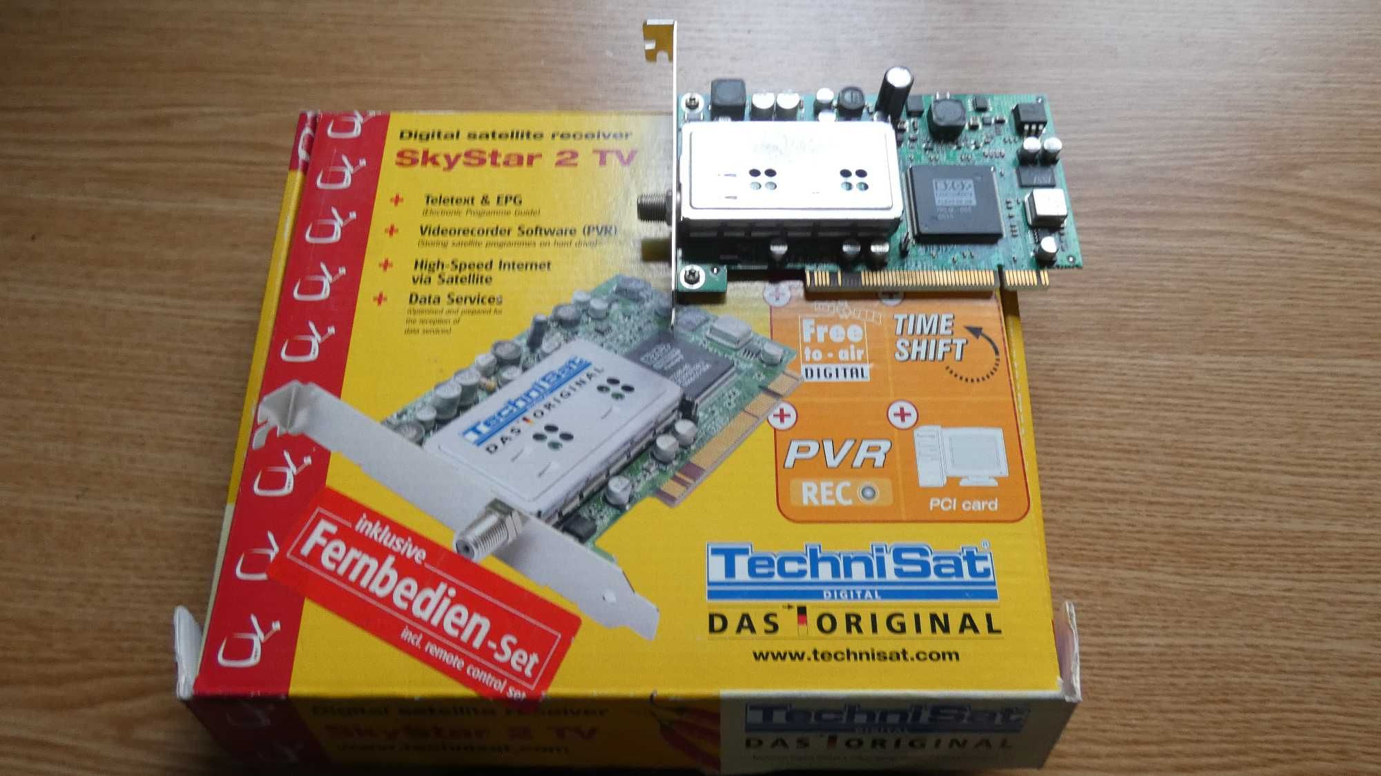 Skystar 2 PCI modul-placa de receptie satelit pentru PC