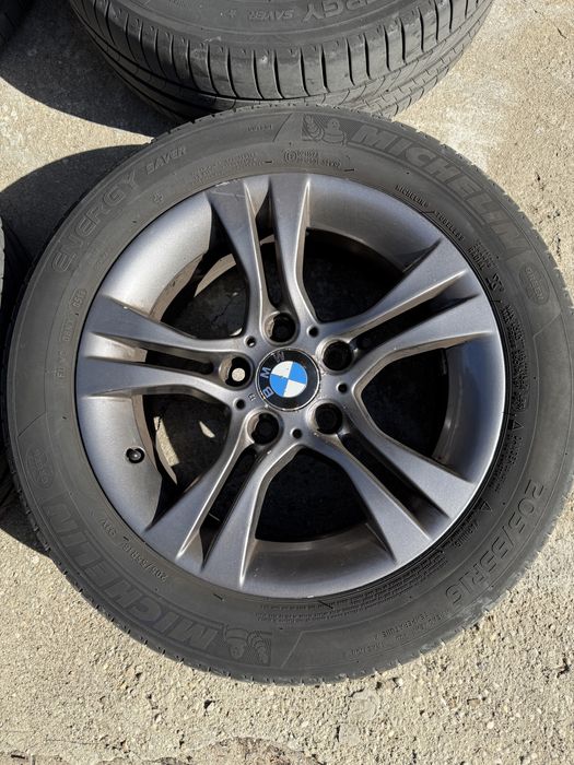 Set 4 jante BMW 16” + anvelope vară Michelin 205/55 R16