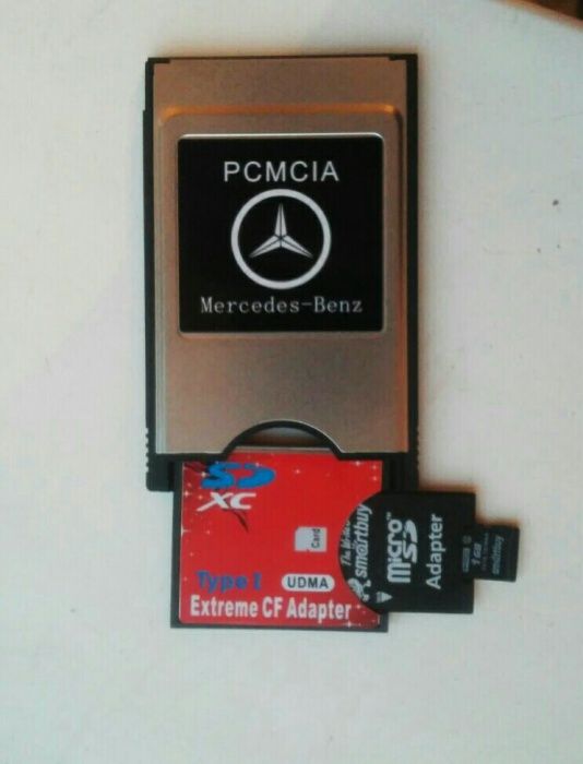 Pcmcia кардридер на W221.W216..W204..W212