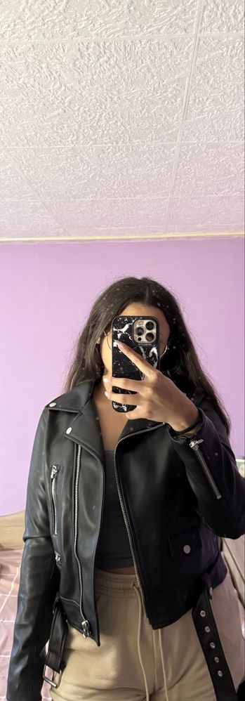 Чисто ново кожено яке ZARA