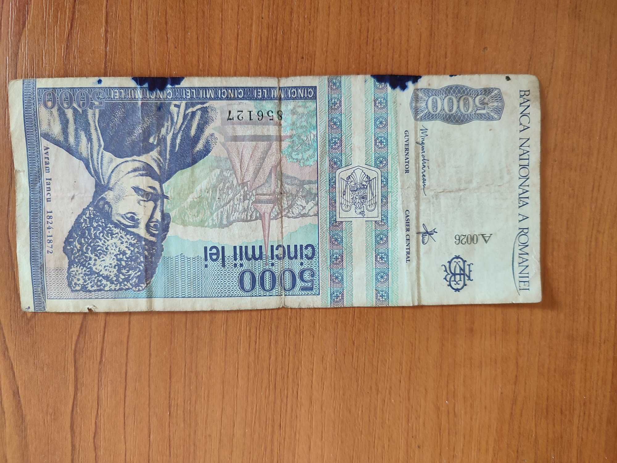 Bancnotă 5.000 lei 1993