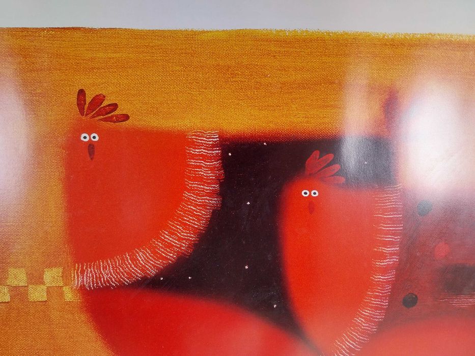 Голяма репродукция,рамкирана с антирефлексно стъкло