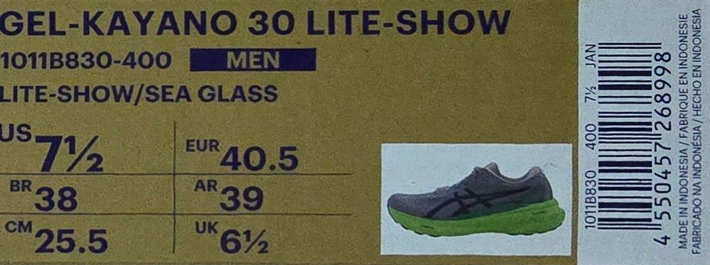 ASICS Обувки Gel - Kayano 30 Lite - Show