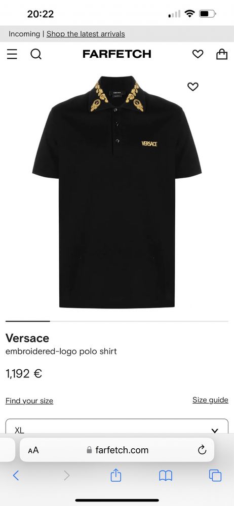 Tricou Versace Medusa Polo model nou premium