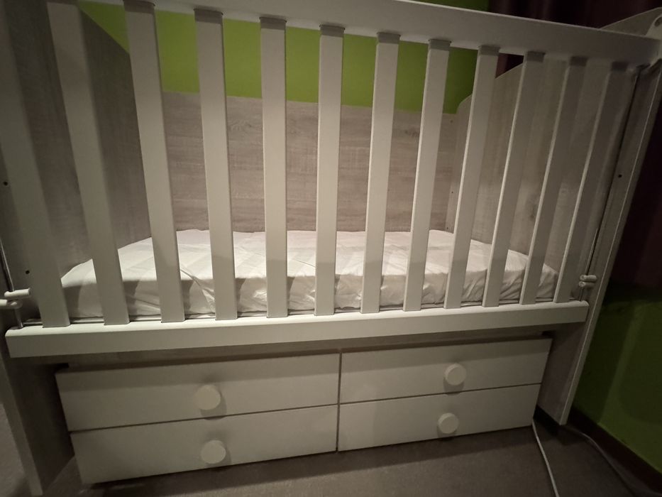 Бебешка кошара/легло Nicolle Baby 60/120+матрак+протектор+още