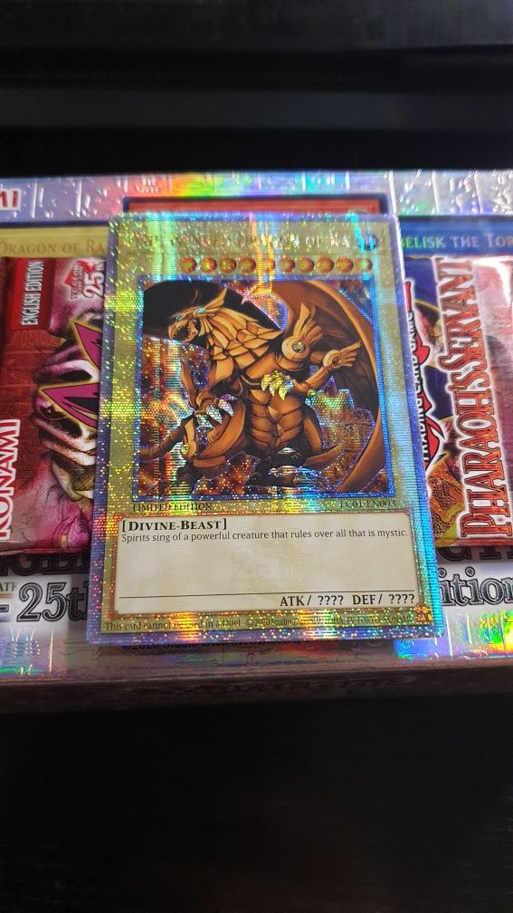 Yu-Gi-Oh The Winged Dragon of Ra Limited Edition ( 25th anniversary )