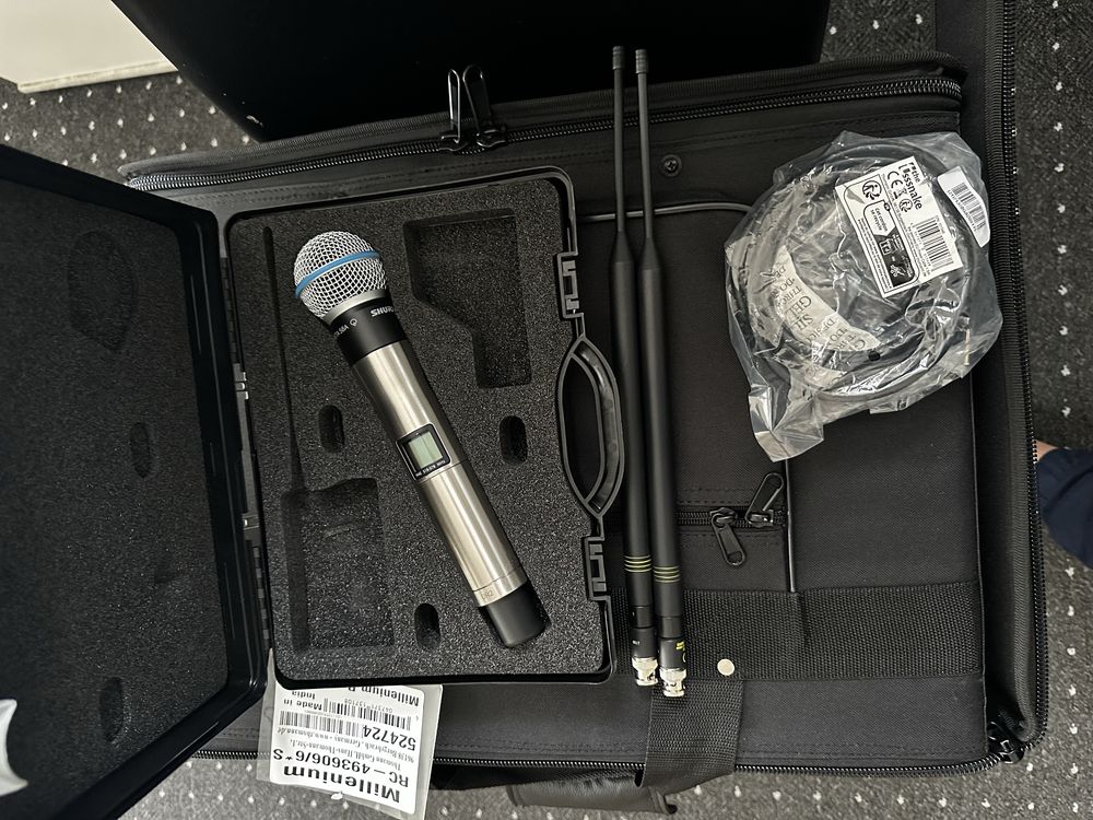Shure Ur4S+ cu beta 58 A Nickel