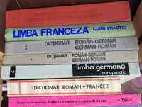 Vând dicționare și cursuri practice limba franceza și germană