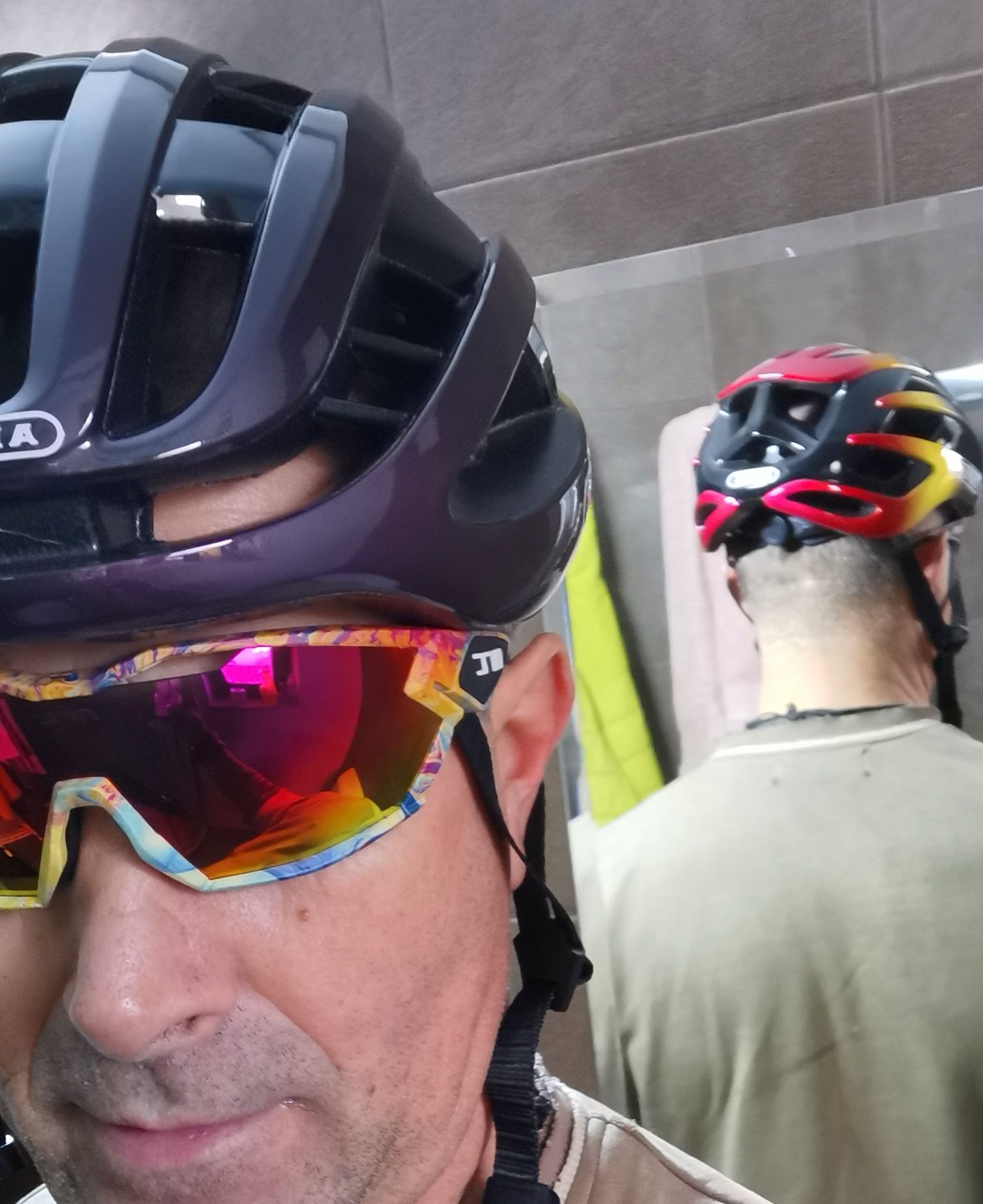 Casca ciclism bike si ochelari NRC si SCVCN