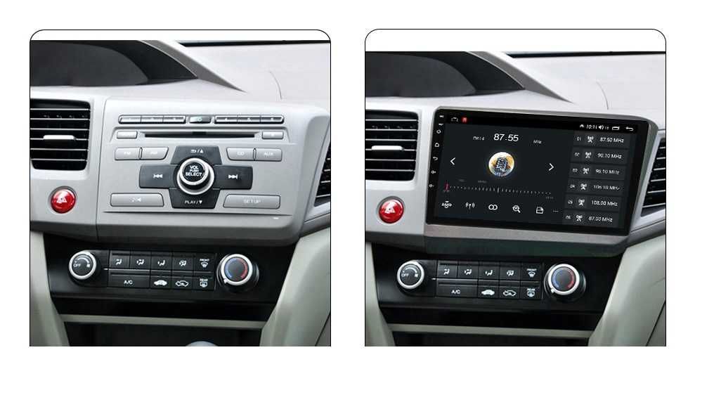 Navigatie Dedicata Honda Civic(2011-2015), 9Inch, Bluetooth, WiFi