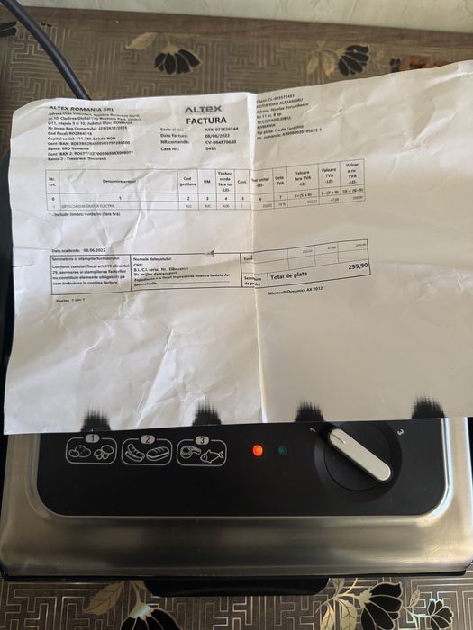 Sandwich maker & grill Tefal – 3 în 1