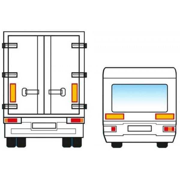 Комплект стикери за ремарке камион фургон 56 х 20 см