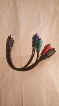 Шнур кабель провод переходник Video Card - S Video - Audio RCA 4 вых