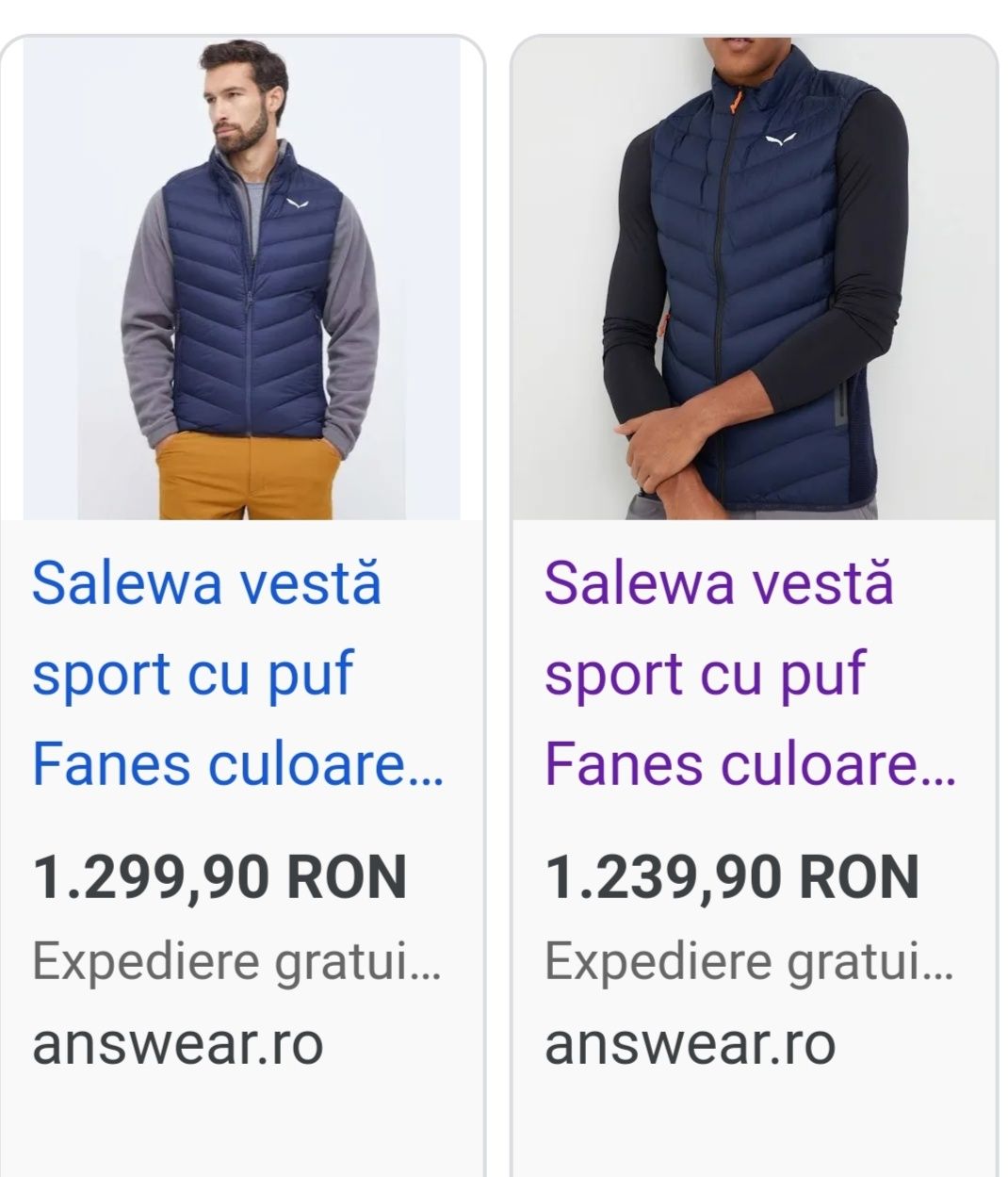Preț fix,Vesta cu PUF SALEWA L nu Nike Adidas