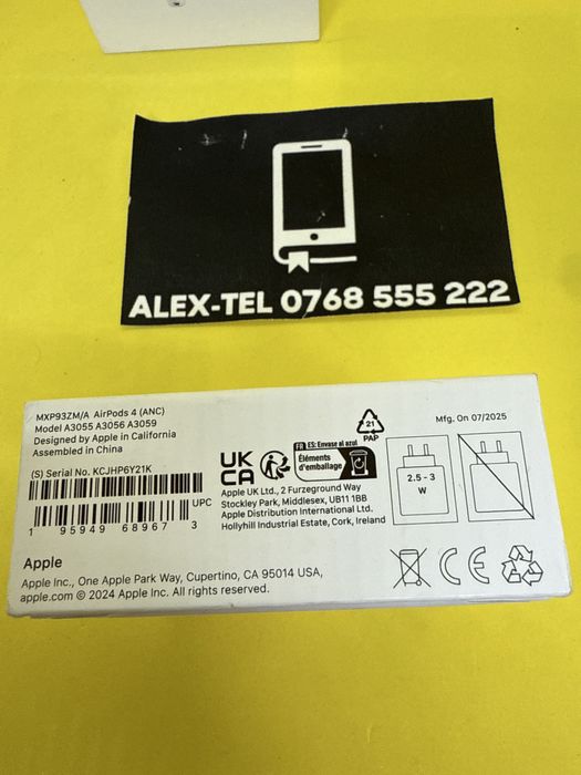 Apple AirPods 4 (ANC) Active Noise Cancellation