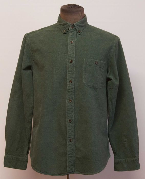 Camasa  J Crew flanel verde marimea M