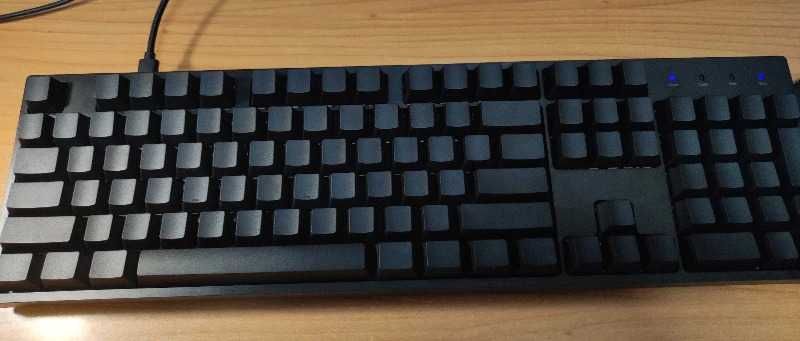 Черни blank PBT keycaps за механична клавиатура