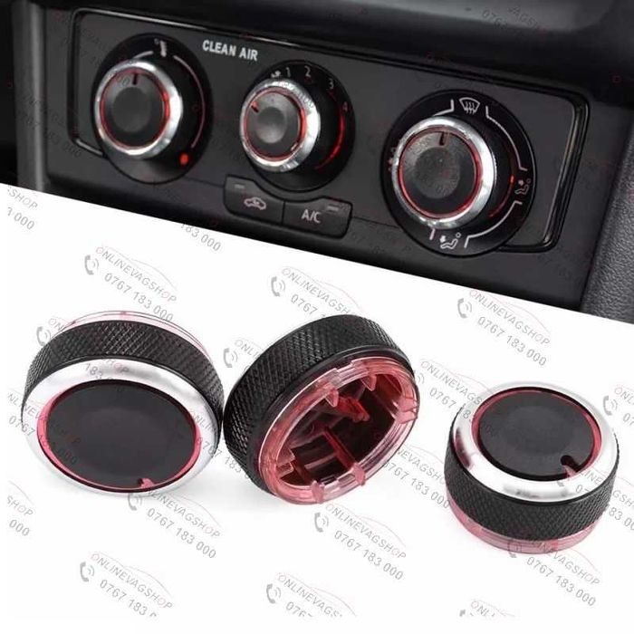 Set butoane Aer conditionat/Clima VW Polo 2002-2014