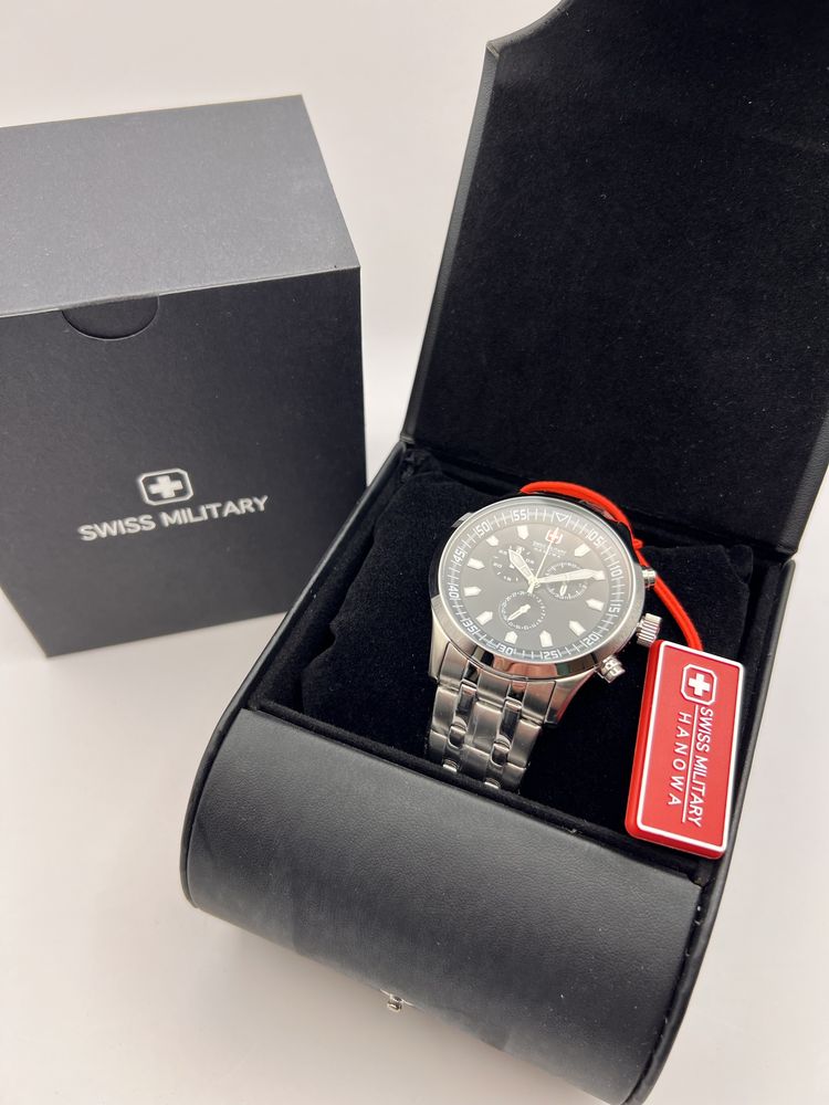 Ceas barbatesc Swiss Military Hanowa Chrono/Date, nou, in cutie