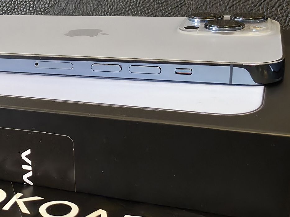 КАТО НОВ 128GB iPhone 13 Pro Max Vivacom Гаранция 2024 Sierra Blue