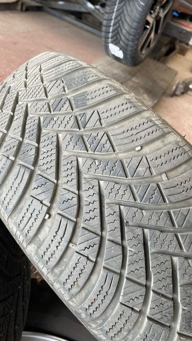 Set 4 Jante 16" Platin P95 Silver + cauciucuri iarna Hankook 195 60 16