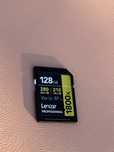 Lexar Card de Memorie SDXC Professional UHS-II BL 1800x 128GB V60 Gold