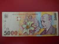 Vând bancnota 5000 lei