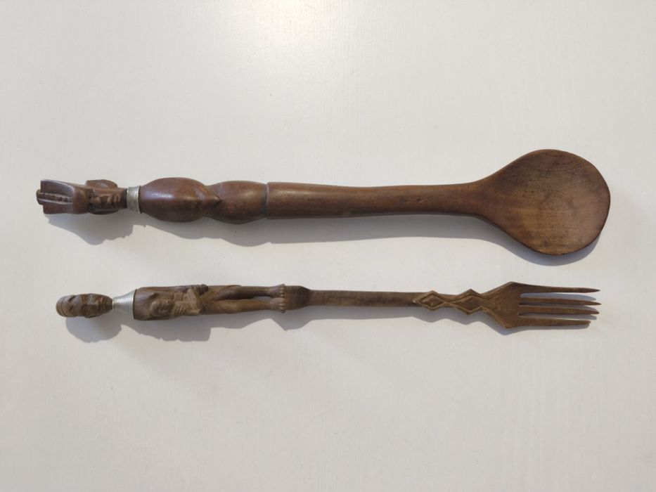 Decoratiune lemn motiv African