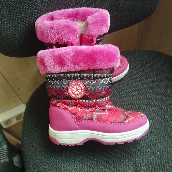 Сапожки-дутыши для девочки